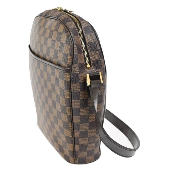 LOUIS VUITTON Ipanema GM Shoulder Bag Damier Ebene Leather Brown N51292 74KB213 - Picture 2 of 14